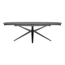 Lazio, table a rallonge 170 x 100 cm (+ 2 x 40 cm.)