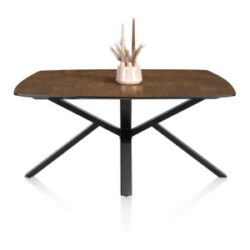 Palace, eetkamertafel 180 x 110 cm - centrale poot - Roest