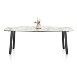Palace, table de bar 240 x 115 cm - 4-pieds (hauteur: 92 cm) - blanc