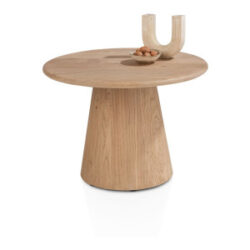Ravello, table d\'appoint 60 x 60 cm - Dune color