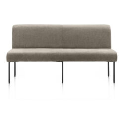 Reverso, eetkamerbank 170 cm - pocket - stof Livigno - bruin