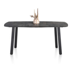 Palace, table de bar 180 x 110 cm - 4-pieds (hauteur: 92 cm) - Anthracite