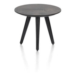 Maze, salontafel rond 40 cm - hoogte 32 cm - Antraciet