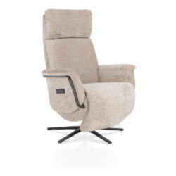 Stelvio, fauteuil relax - &eacute;lectrique - pied graphite - appui-t&ecirc;te &eacute;lectrique
