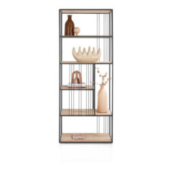 Niora, roomdivider 80 cm - Metal graphite