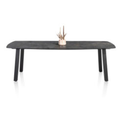 Palace, eetkamertafel 270 x 115 cm - 4-poten - Antraciet