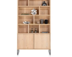 Henders & Hazel Castello buffetkast 123 cm, vooraanzicht met gesloten deuren