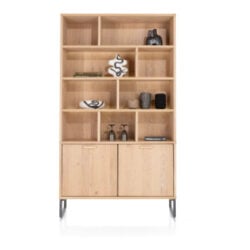 Henders & Hazel Castello buffetkast 123 cm, vooraanzicht met gesloten deuren