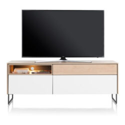 Lindfield, lowboard 160 cm. - 3-laden + 1-niche (+ LED)