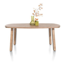 Pavarotti, eetkamertafel 180 x 108 cm - tafelpoten (4) met houtinleg