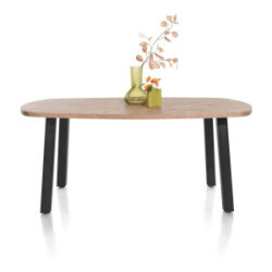 Pavarotti, eetkamertafel 180 x 108 cm - tafelpoten (4) metaal