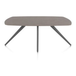 Saluti, eetkamertafel ovaal 180 x 105 cm. - 4 poot - graphiet - Lava
