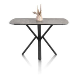 Palace, table de bar 150 x 120 cm - pied central (hauteur: 92 cm) - Gris clair