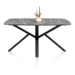 Palace, eetkamertafel 210 x 110 cm - centrale poot - Lichtgrijs