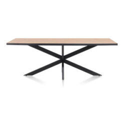 Avalox, table 230 x 98 cm - couleur oak natural vintage - centrale pied
