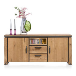 Farmland, dressoir 180 cm - 2-deuren + 2-laden + 1-niche (+ LED)
