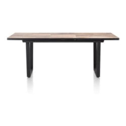 Avalox, uitschuiftafel 160 (+ 50) x 98 cm - kleur driftwood - V poot