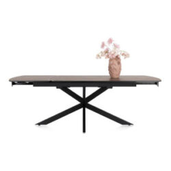 Pavalon, uitschuiftafel 200 (+ 78) x 100 cm - Roest