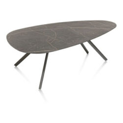 Minato, table basse 100 x 60 cm. - Onyx