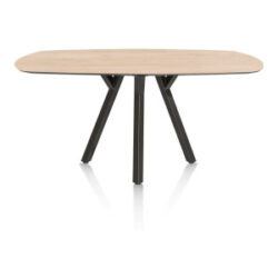 Minato, table de bar - ovale - 240 x 110 cm. (hauteur: 92 cm.) - Light Natural Oak