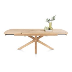 Nyon, table à rallonge 170 (+ 60) x 100 cm - Natural sand