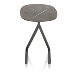 Minato, table pour laptop 45 x 35 cm. - hauteur 52 cm. - Onyx
