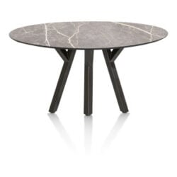 Minato, bartafel - ellips - 180 x 100 cm. (hoogte: 92 cm.) - Lichtgrijs
