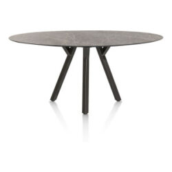 Minato, table de bar - ellipse - 240 x 110 cm. (hauteur: 92 cm.) - Gris clair