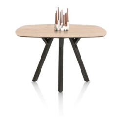 Minato, table de bar - ovale - 150 x 105 cm. (hauteur: 92 cm.) - Light Natural Oak
