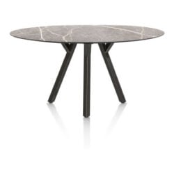 Minato, bartafel - ellips - 210 x 105 cm. (hoogte: 92 cm.) - Lichtgrijs