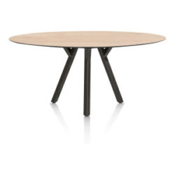 Minato, table de bar - ellipse - 240 x 110 cm. (hauteur: 92 cm.) - Light Natural Oak