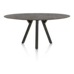 Minato, bartafel - ellips - 240 x 110 cm. (hoogte: 92 cm.) - Onyx
