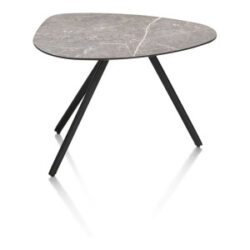 Minato, table basse 60 x 40 cm. - Gris clair