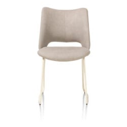 Kodi, chaise - cadre nebbia - tissu Pala - Gris clair