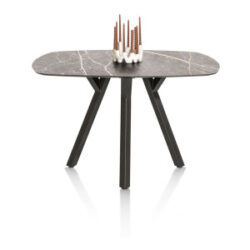 Minato, bartafel - ovaal - 150 x 105 cm. (hoogte: 92 cm.) - Lichtgrijs