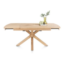 Nyon, uitschuiftafel 140 (+ 50) x 100 cm - Natural sand
