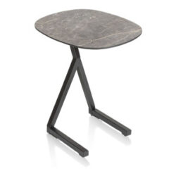 Minato, table pour laptop 45 x 35 cm. - hauteur 52 cm. - Gris clair