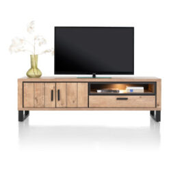 Pavarotti, buffet bas 180 cm - 2-portes + 1-tiroir + 1-niche (+ LED)