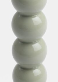 DOTS kandelaar h18,5cm - Light olive - Afbeelding 2
