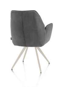 Bell, armstoel - creme frame - pocket - stof Calabria - Antraciet - Afbeelding 3