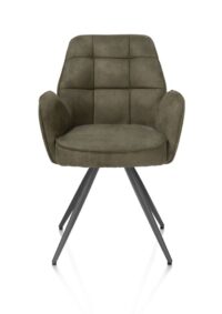 Bell, armstoel - grafiet frame - pocket - stof Calabria - mosgroen
