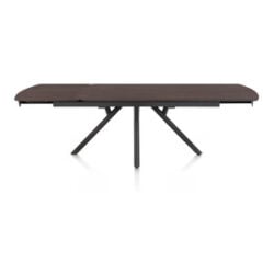 Novello, uitschuiftafel 200 (+ 78) x 100 cm - Clay