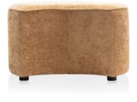 Roan pouf maan H44cm - Jaune ocre