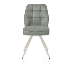 Bell, eetkamerstoel - creme frame - pocket - stof Calabria - Olijf