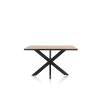 Avalox, bartafel 170 x 98 cm - kleur oak natural vintage - centrale poot