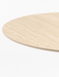 Brest bistrotafel Travertine D80cm - Goud - Afbeelding 2