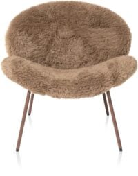 Freddy fauteuil - cuivre