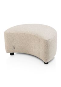 Cervos, Pouf petit - Tissu Cloudy - beige - Image 2