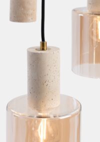Pimmy suspension 3*e27 2*gu10 - Beige - Image 3