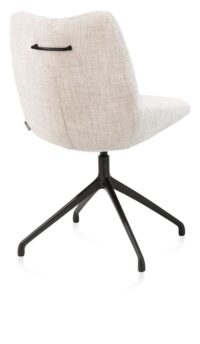 Mats, chaise - pivotante - rough off black - Luton - Creme - Image 2